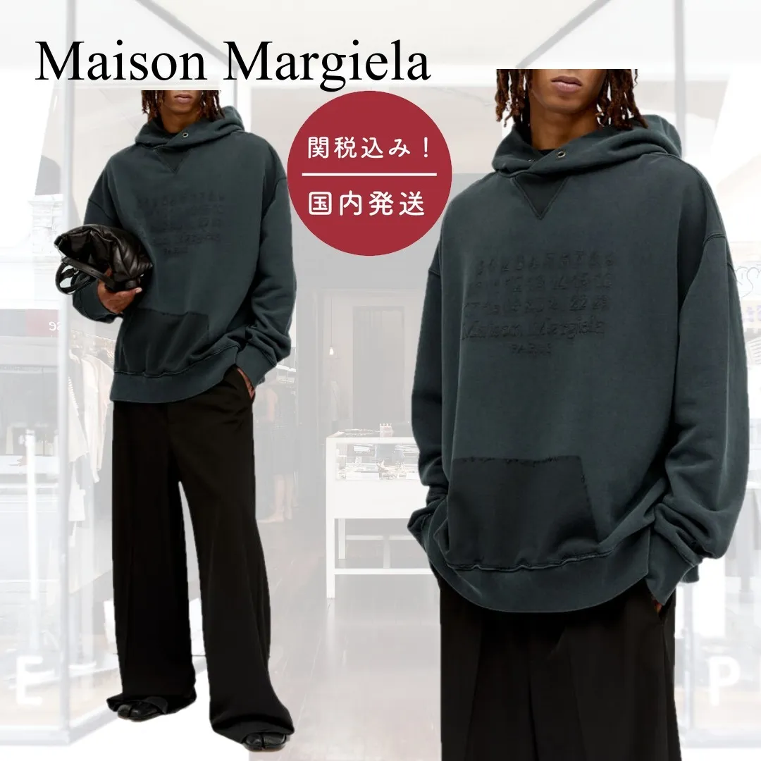 Maison Margiela long sleeve plain cotton logo street style designers