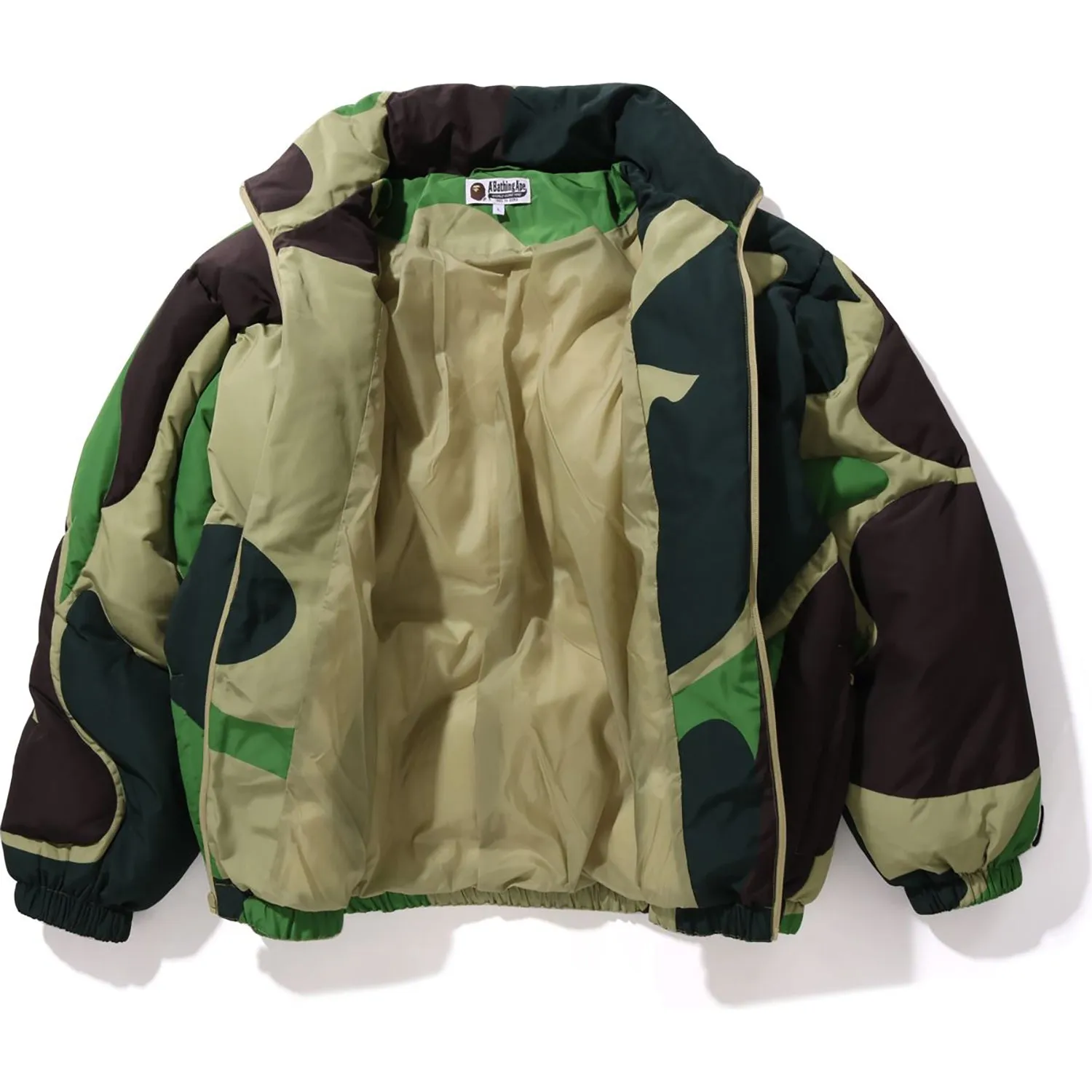 MEGA ABC Camo Hooded Puffer Down Jacket for Men