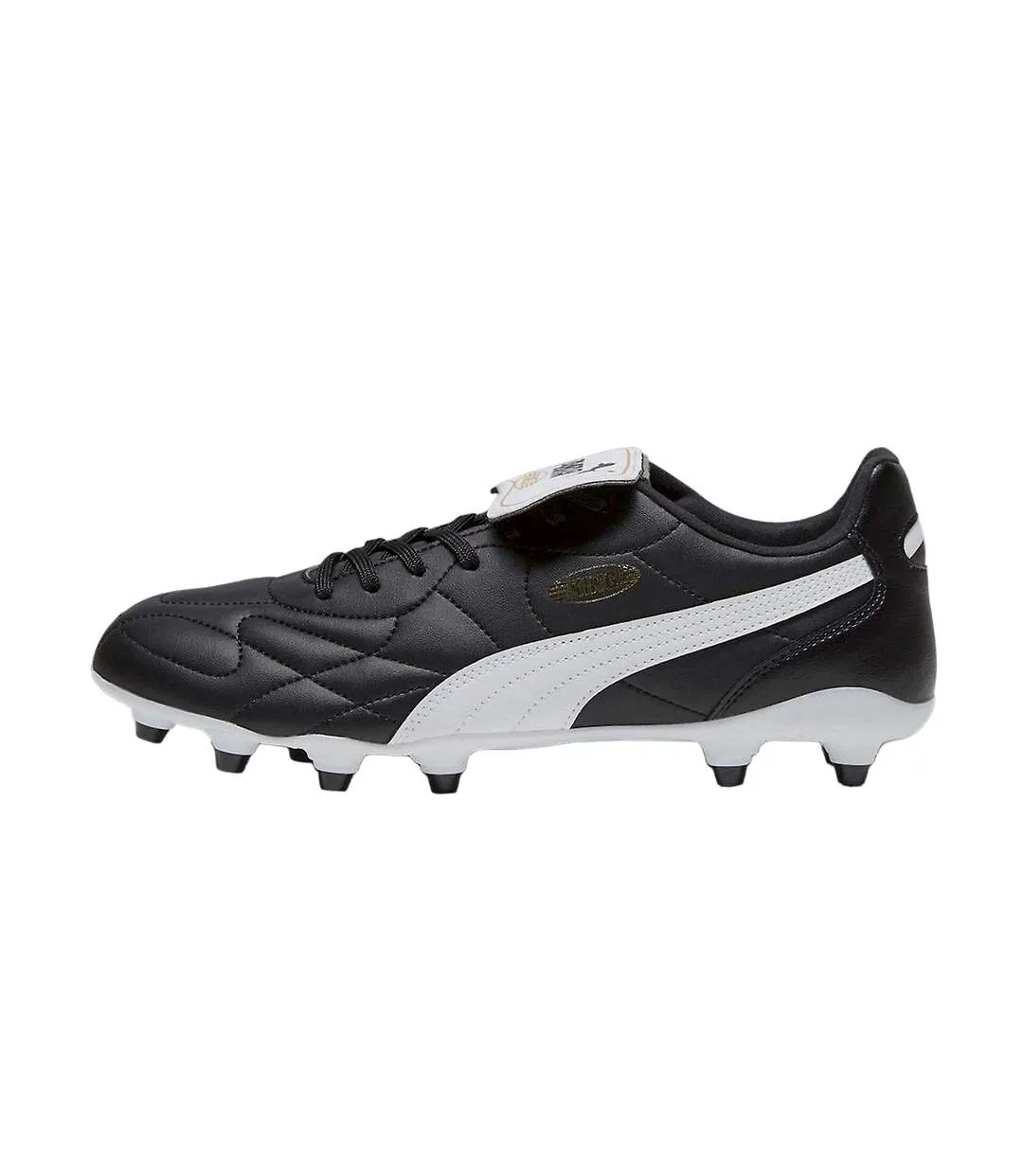 Mens king top firm ground football boots black/white Puma