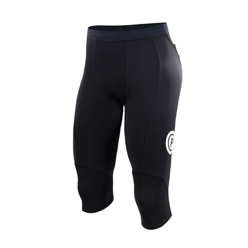 Men's Running Tights - Mid Length Pro v2 for Training & Racing - Carbon