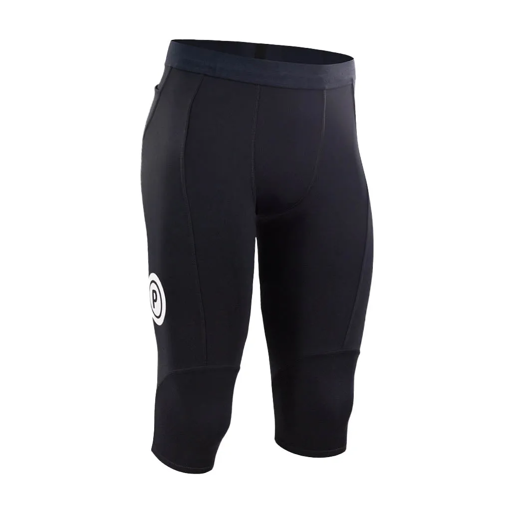 Men's Running Tights - Mid Length Pro v2 for Training & Racing - Carbon