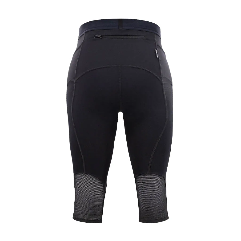 Men's Running Tights - Mid Length Pro v2 for Training & Racing - Carbon