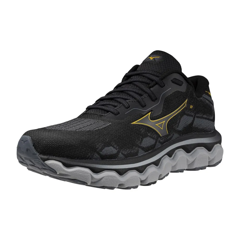 Mizuno Wave Horizon 7 Men's Running Shoes - Black/Citrus