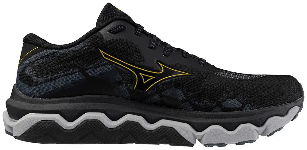 Mizuno Wave Horizon 7 Men's Running Shoes - Black/Citrus