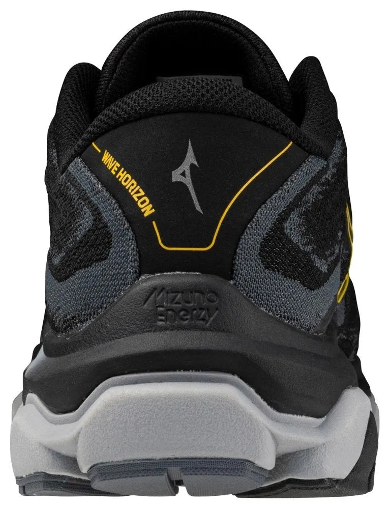 Mizuno Wave Horizon 7 Men's Running Shoes - Black/Citrus