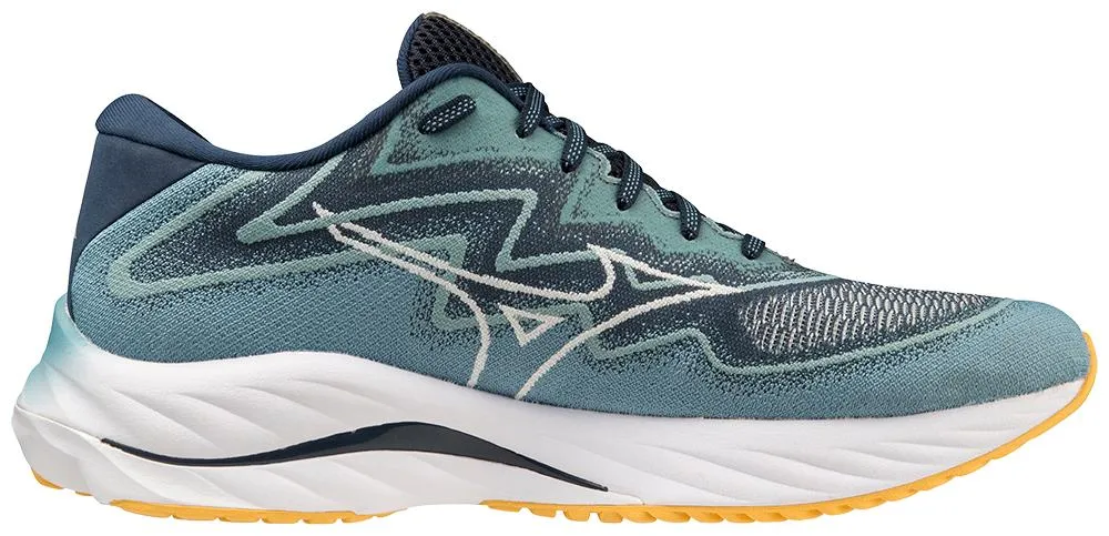 Mizuno Wave Rider 27 SSW Adriatic Blue Snow White