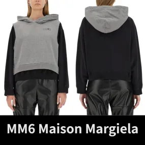 MM6 Maison Margiela Street Style Cotton Logo Hoodies & Sweatshirts