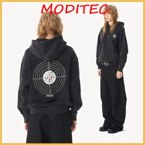 MODITEC | Long Sleeve Cotton Logo Hoodies | Unisex Street Style