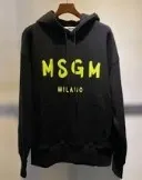 MSGM Long Sleeves Plain Logo | Unisex Street Style