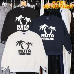 Muta | Crew Neck Long Sleeves Unisex Street Style