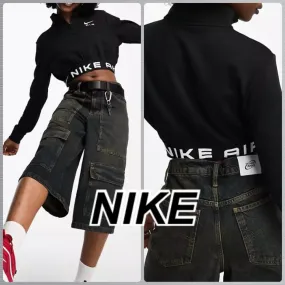 Nike Sweat Street Style Long Sleeves Logo Hoodies & Sweatshirts