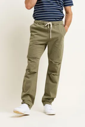 Olive green cargo trousers