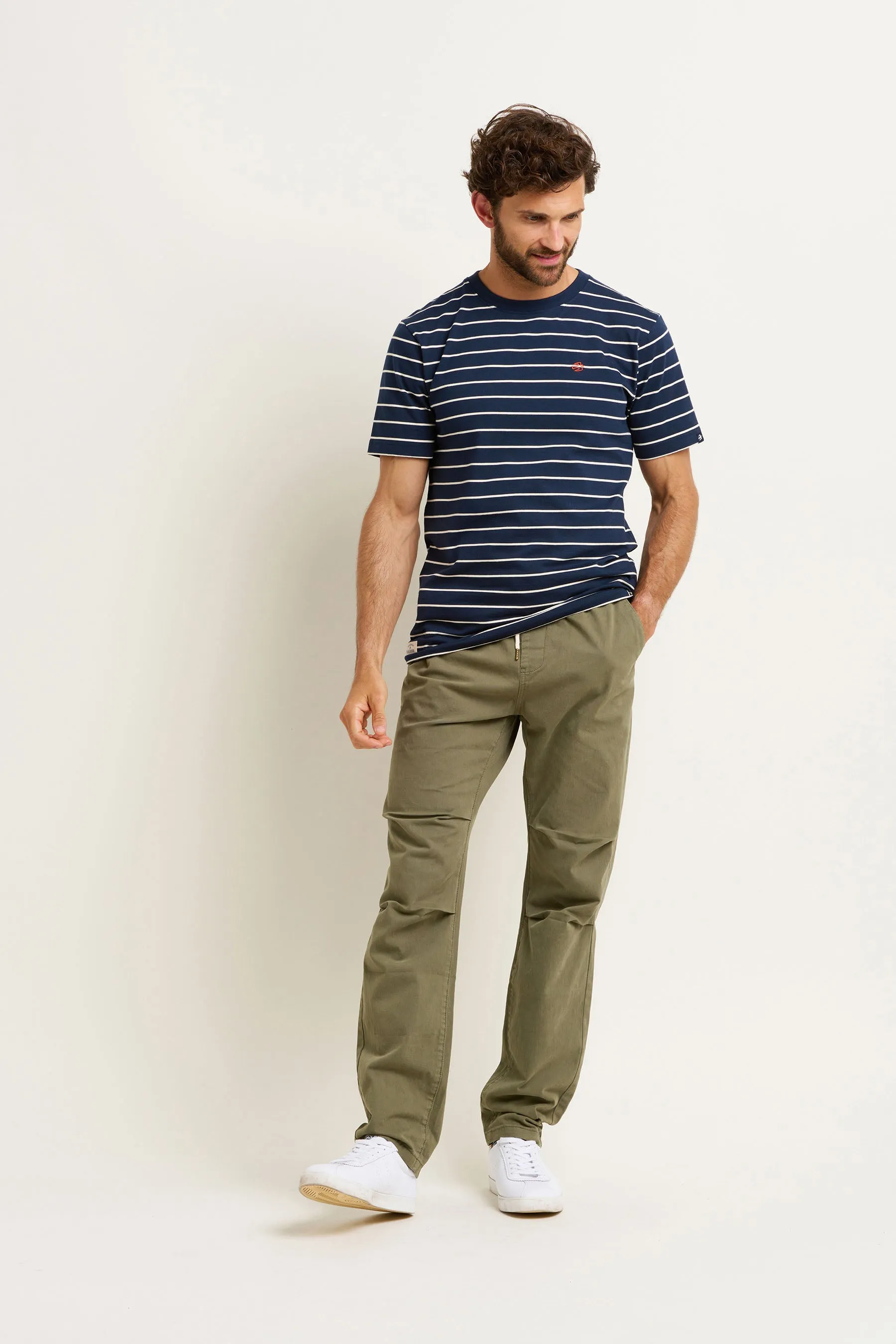 Olive green cargo trousers