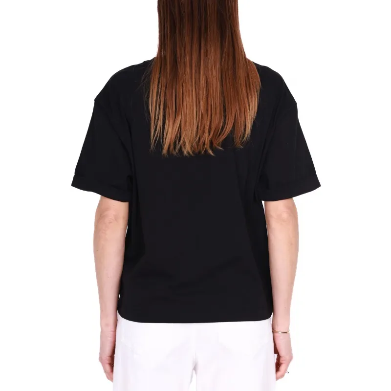 oversize black crewneck t-shirt