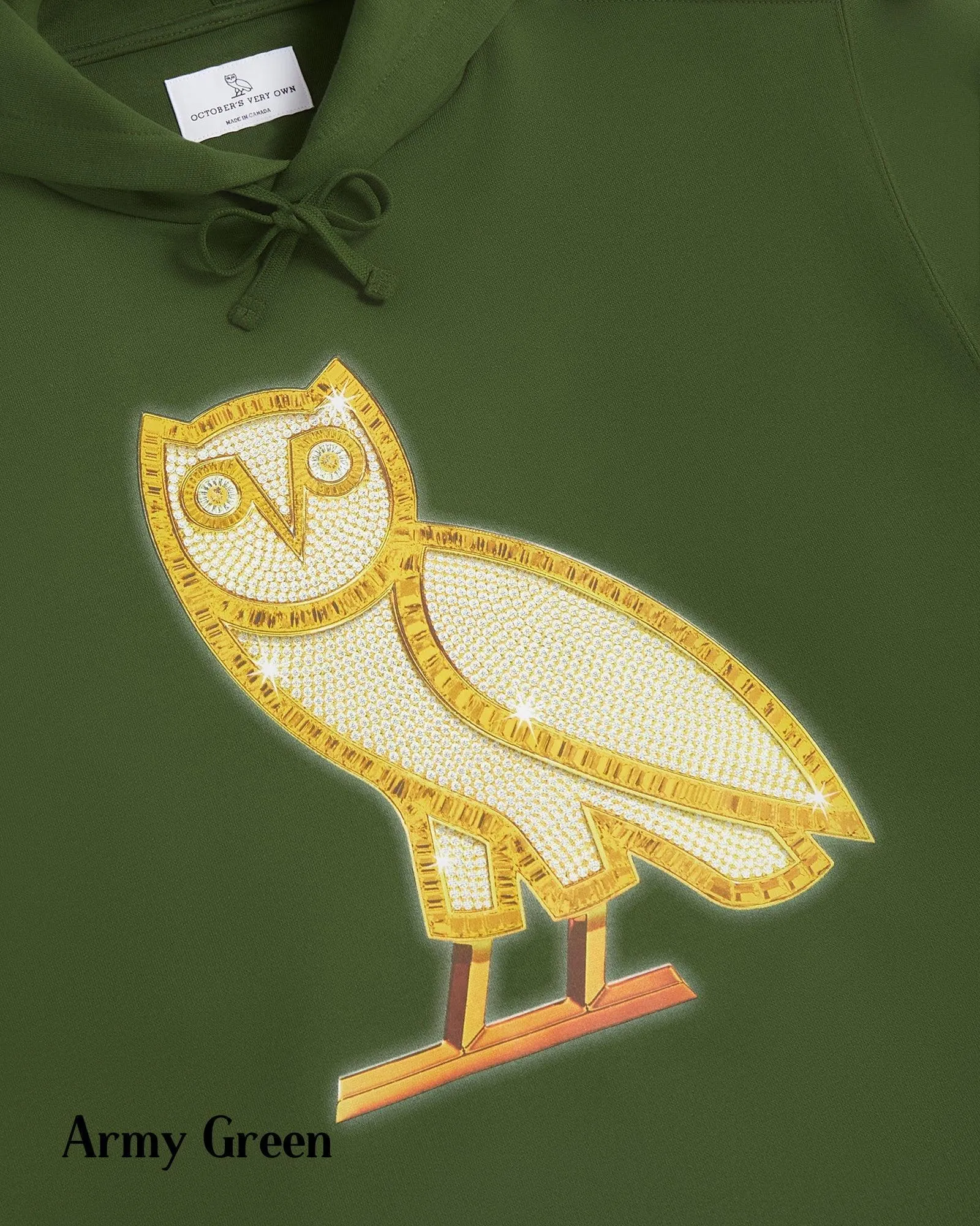 OVO Street Style Cotton Logo Loungewear Hoodies