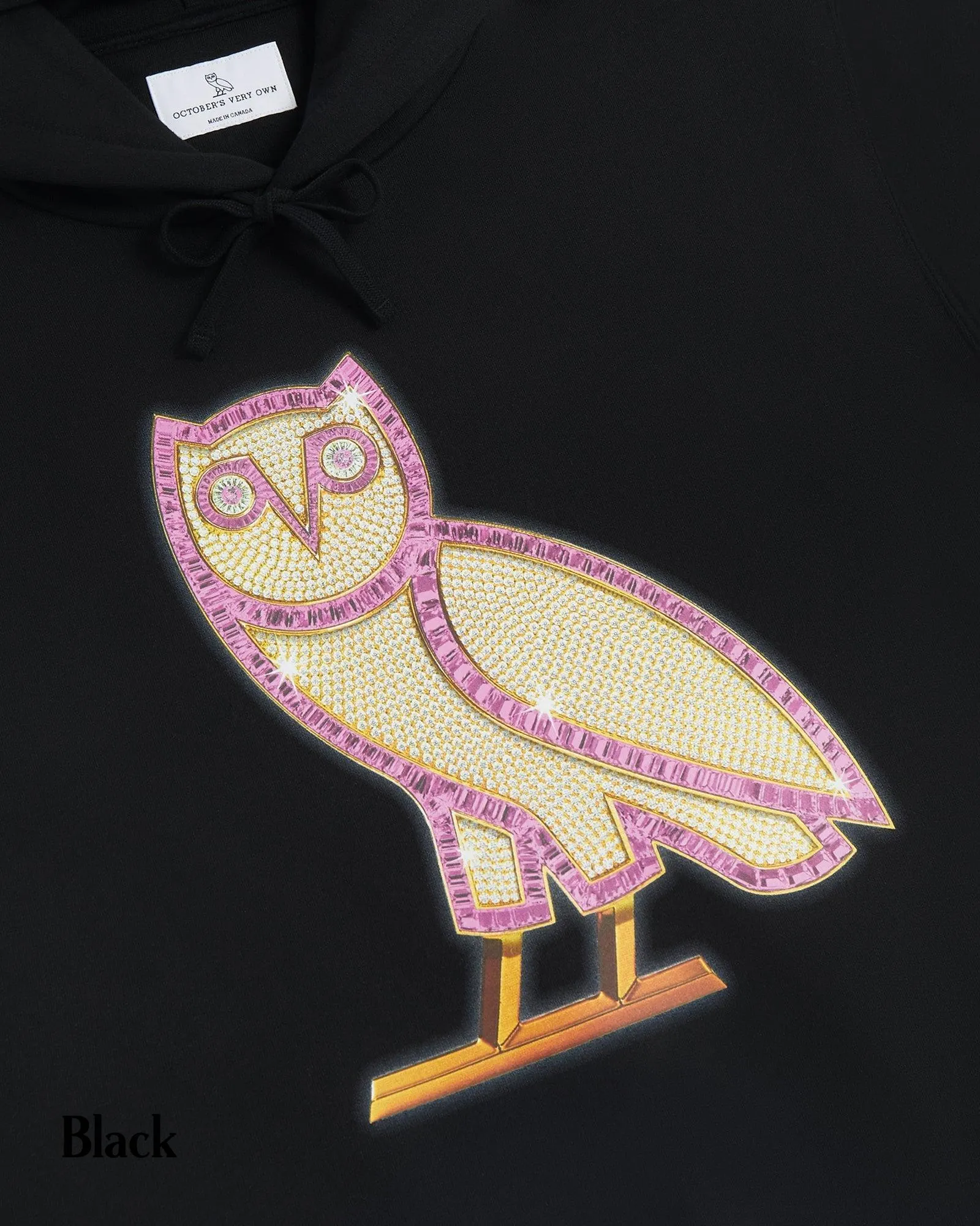 OVO Street Style Cotton Logo Loungewear Hoodies