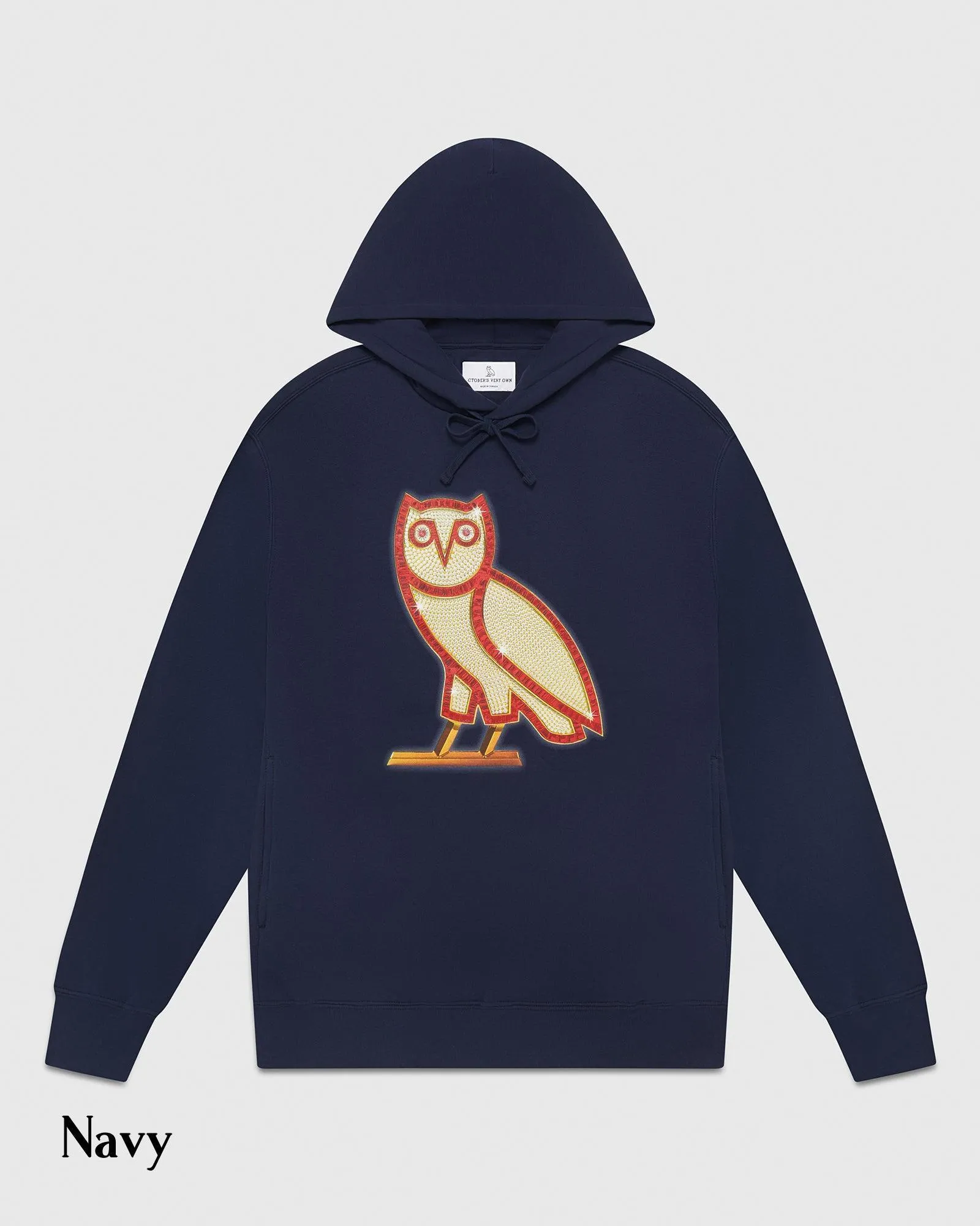 OVO Street Style Cotton Logo Loungewear Hoodies