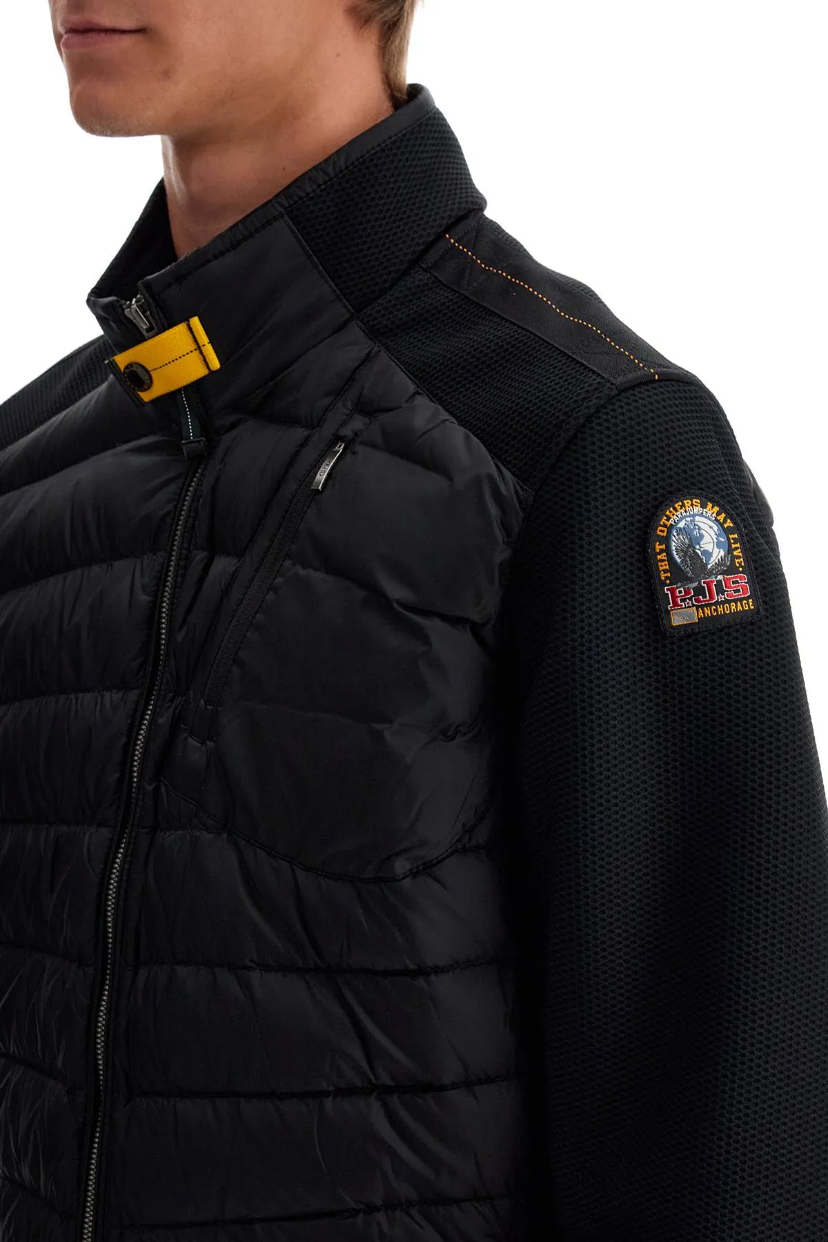 Parajumpers Jayden Hybrid Jacket   Black