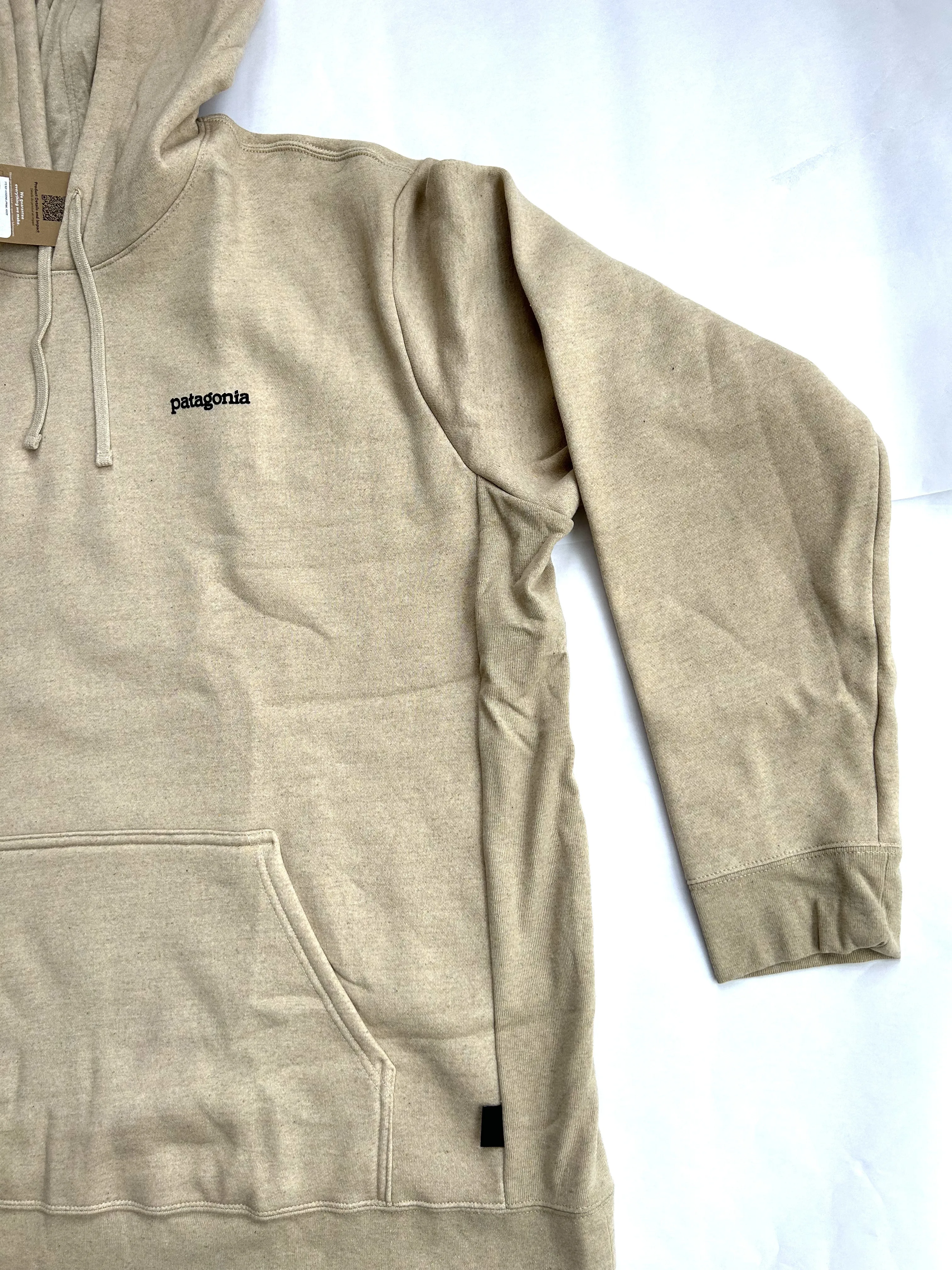 Patagonia Unisex Hoodies - Long Sleeves, Plain Logo, Street Style Outwear