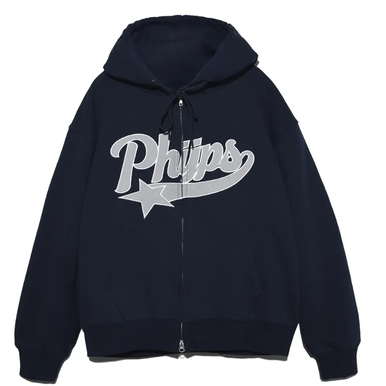 Phyps Department - Unisex Plain Cotton Logo Hoodies - Street Style