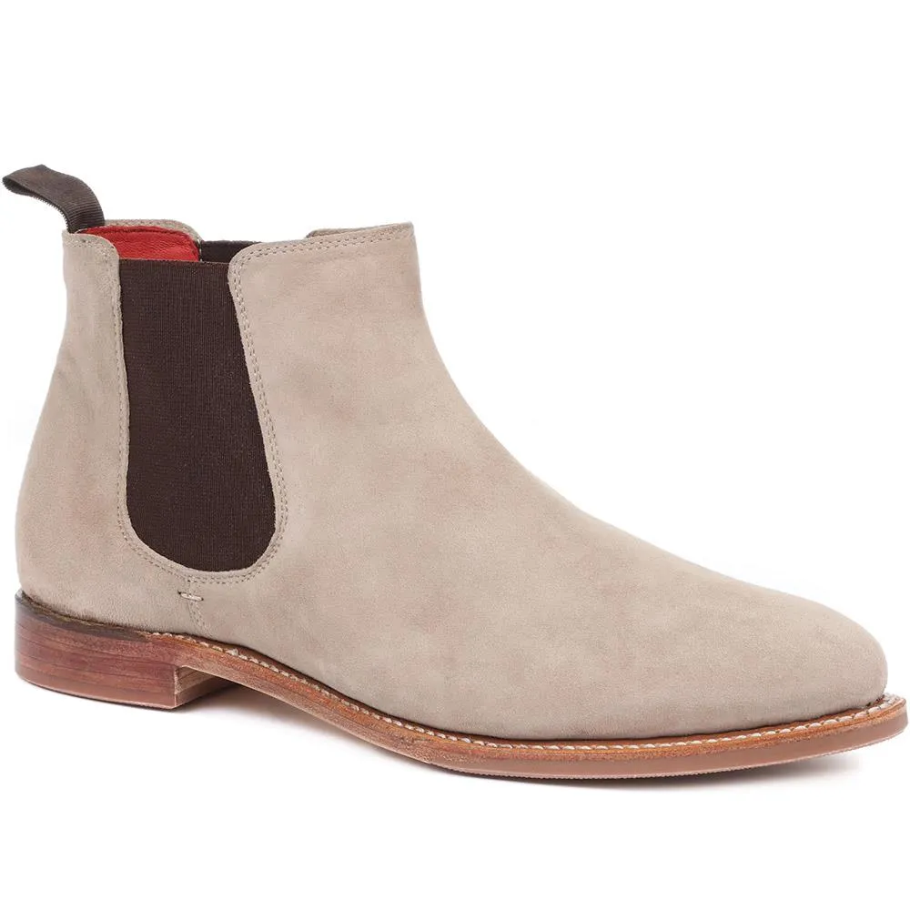 Primrose Goodyear Welted Suede Chelsea Boots - PRIMROSE / 318 194