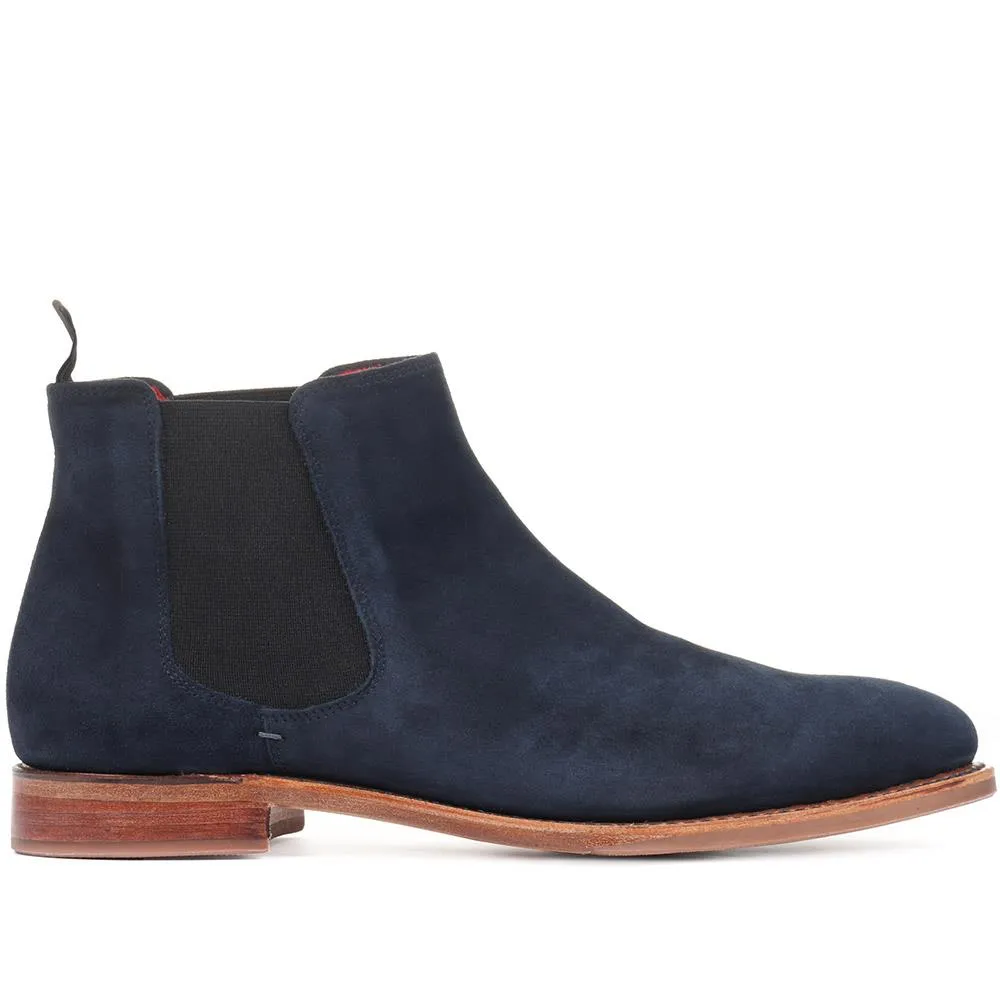 Primrose Goodyear Welted Suede Chelsea Boots - PRIMROSE / 318 194