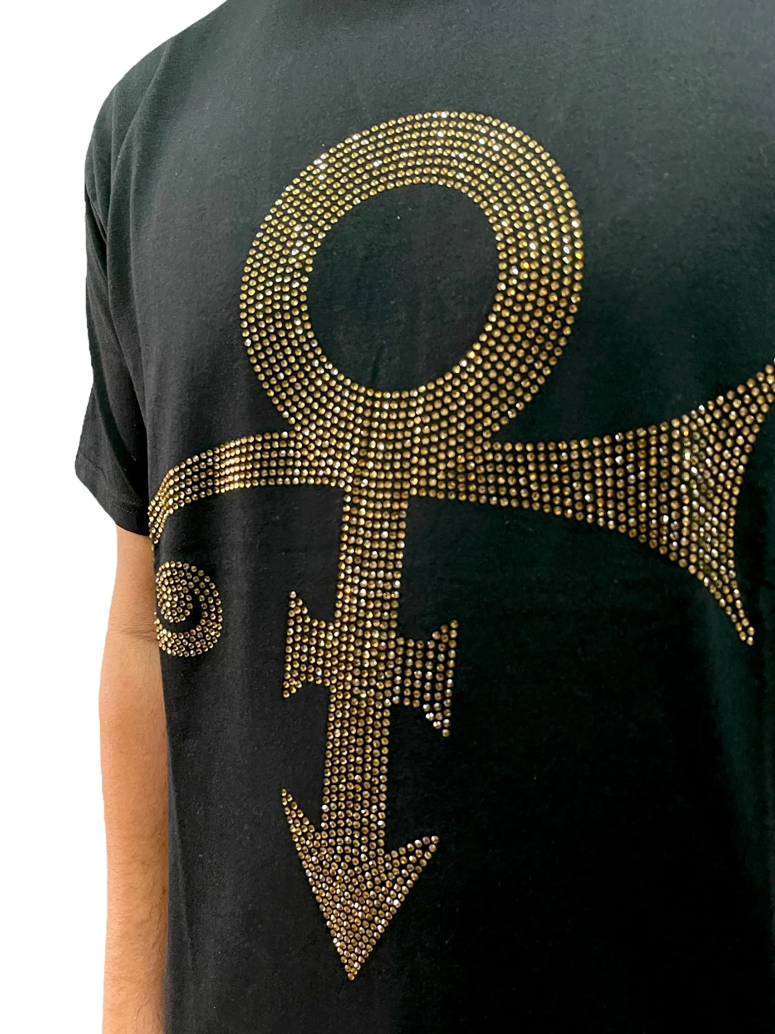 Prince Gold Experience Love Symbol Diamante T-Shirt - Official Unisex - Various Sizes - NEW