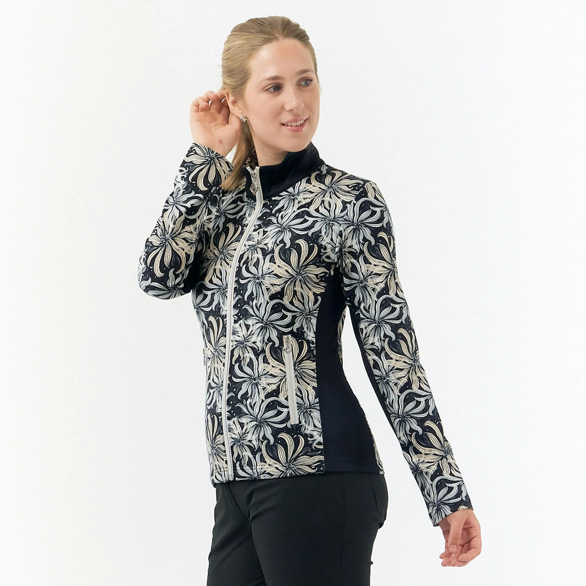 Pure Golf Ladies Winterweight Golf Jacket - Champagne Orchid