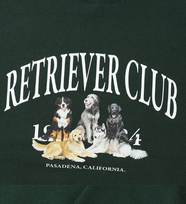 Retriever Club Unisex Cotton Logo - Animal Patterns