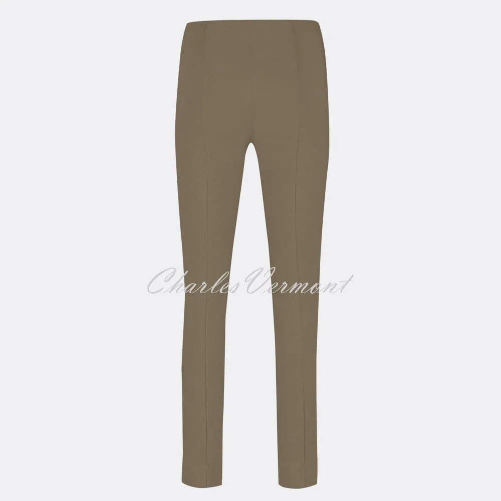 Robell Rose Full Length Super Slim Trouser 51673-5499-17, Taupe