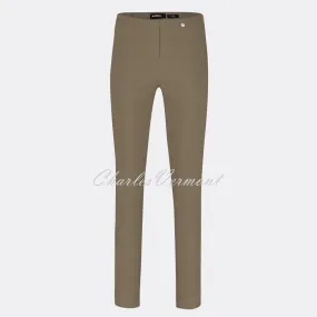 Robell Rose Full Length Super Slim Trouser 51673-5499-17, Taupe