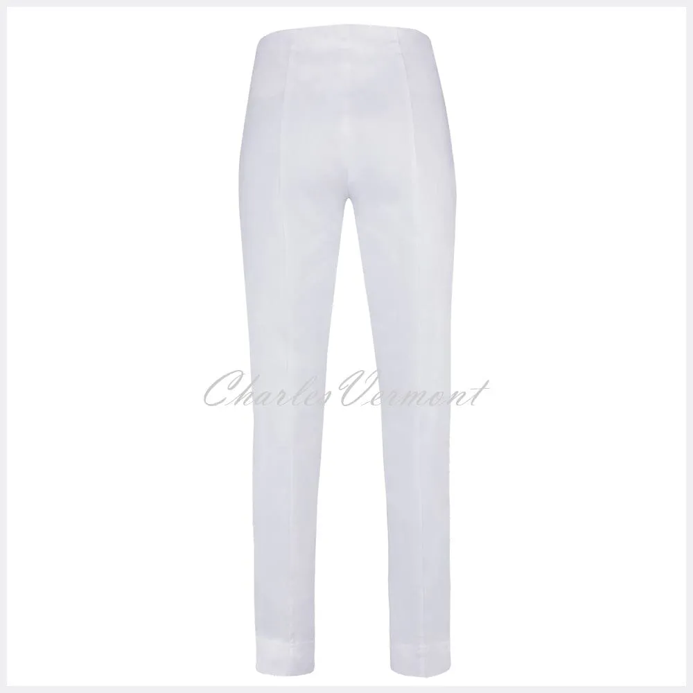 Robell Rose Super Slim Trouser 51673-5499-10 White