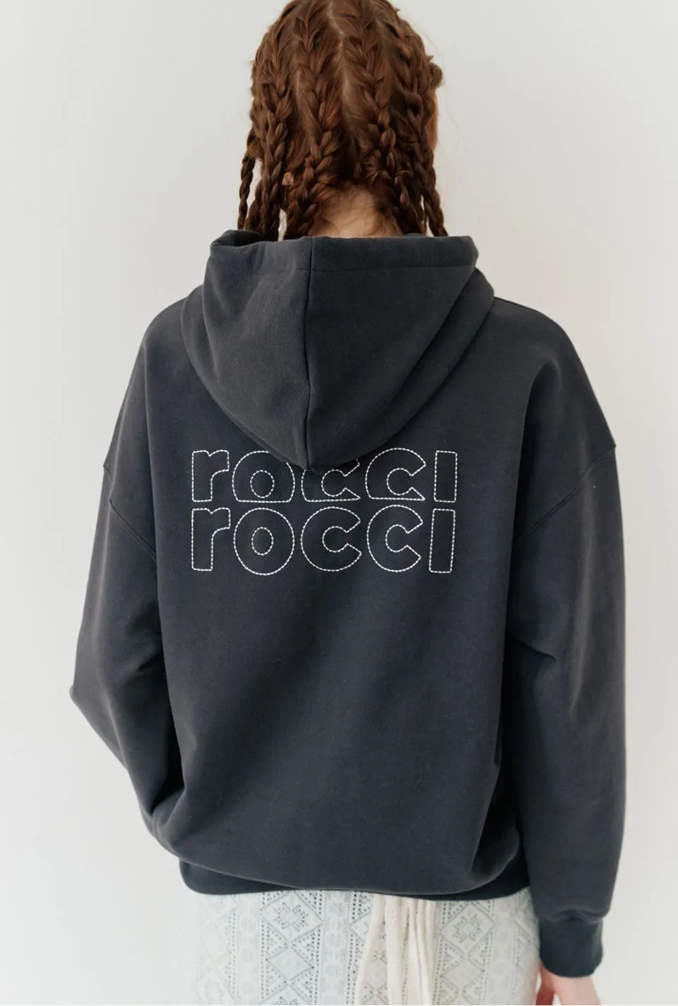 rocci rocci hoodies sweatshirts - street style, long sleeves, plain logo