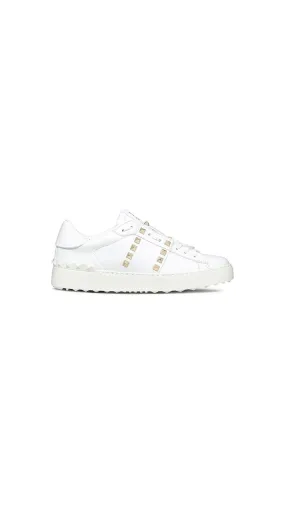 Rockstud White Sneakers