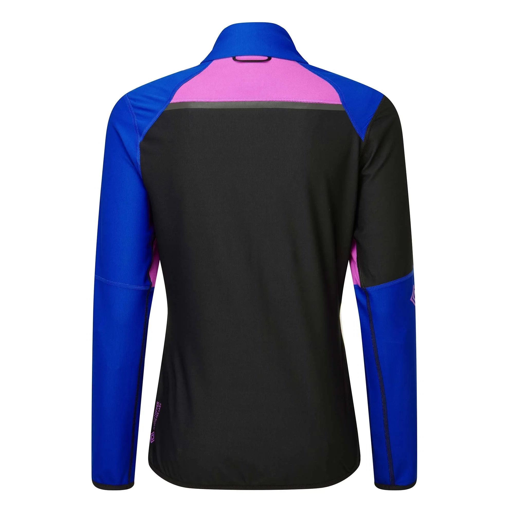 Ronhill Women's Windproof Jacket Black/Cobalt