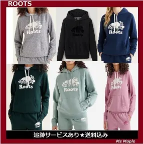 Roots - Sweat Street Style Long Sleeve Plain Cotton Medium Logo