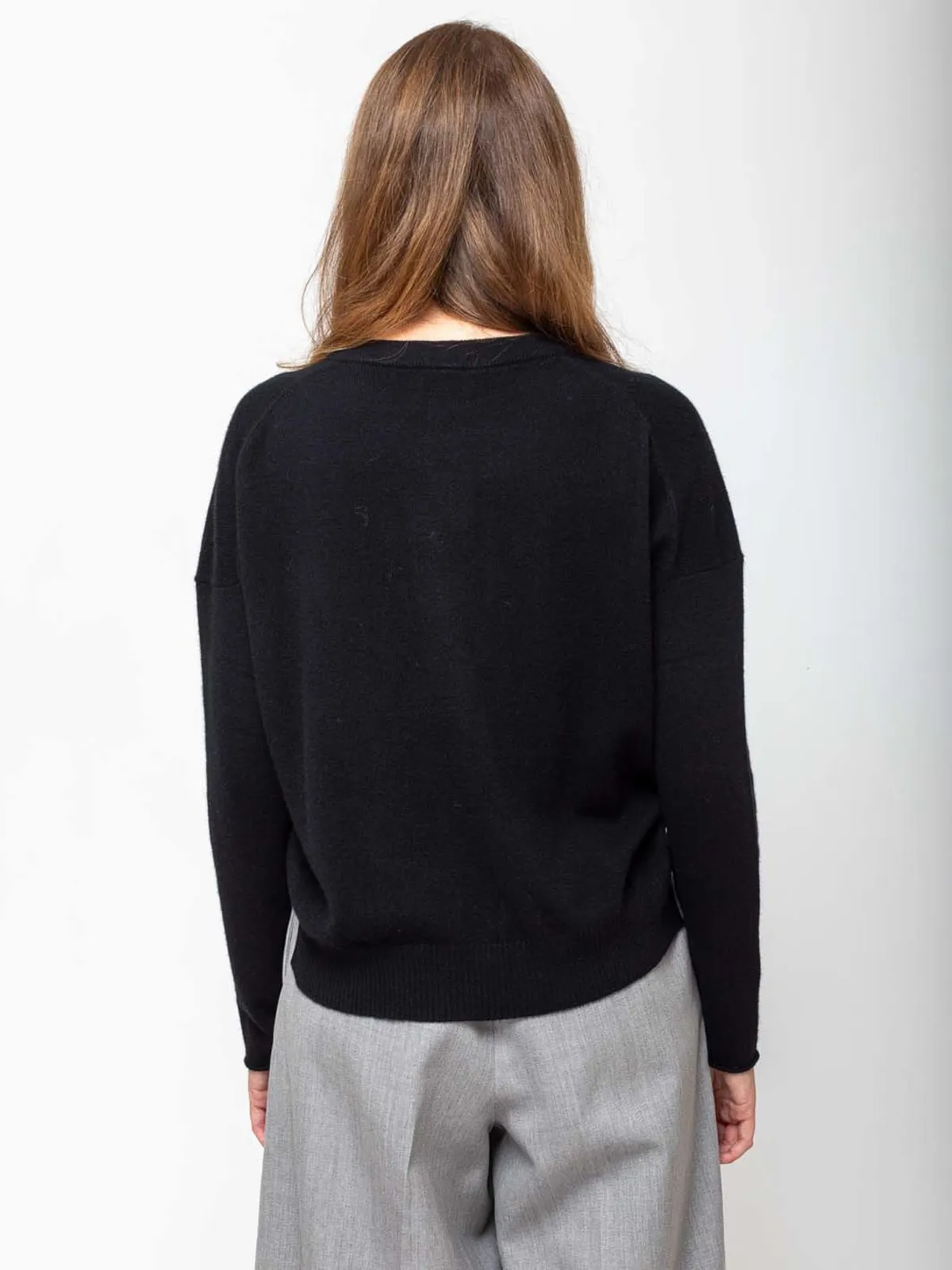 Round Neck Sweater - Noir