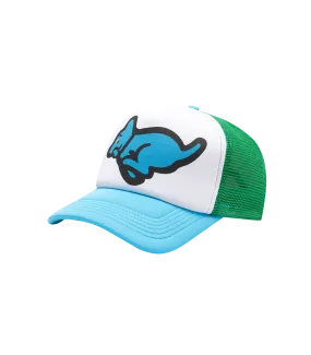 Running Dog Trucker Hat - Blue