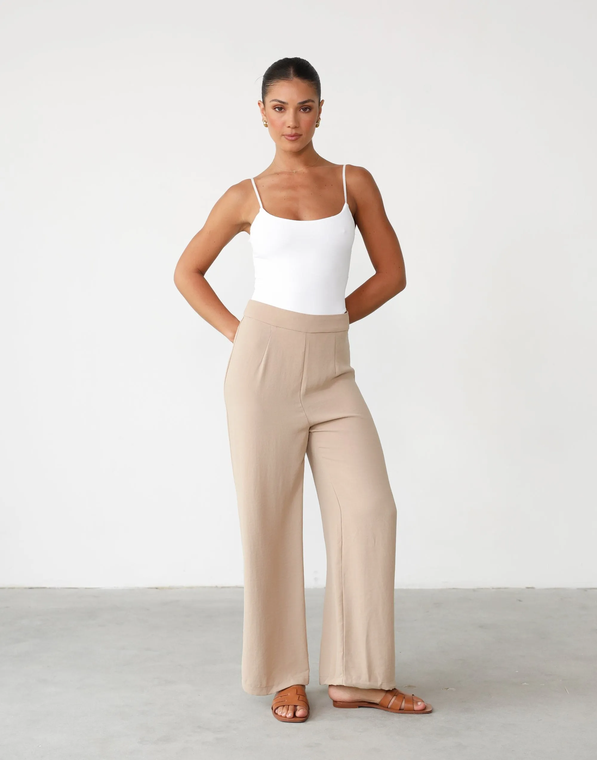 Ryza Camel Pants