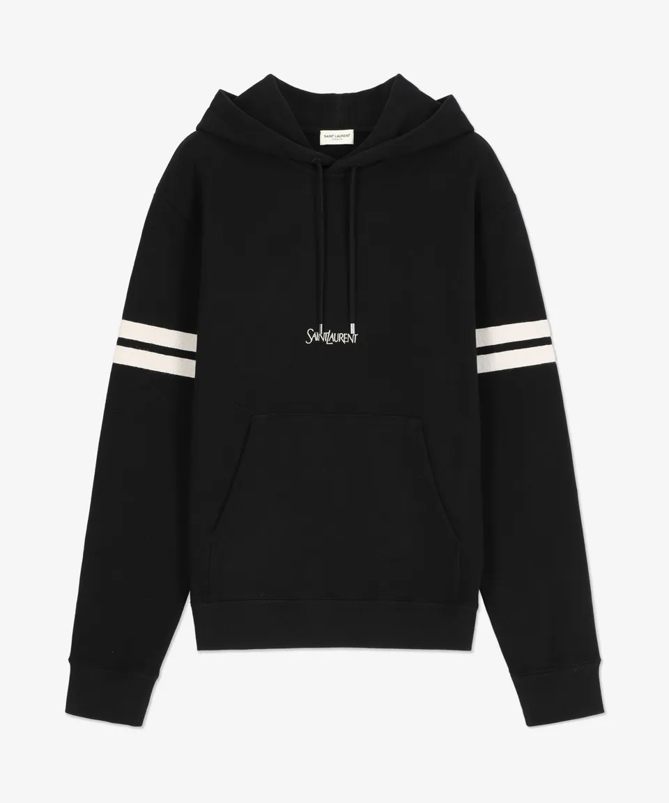 Saint Laurent Hoodies & Sweatshirts - Street Style Long Sleeves Plain Logo