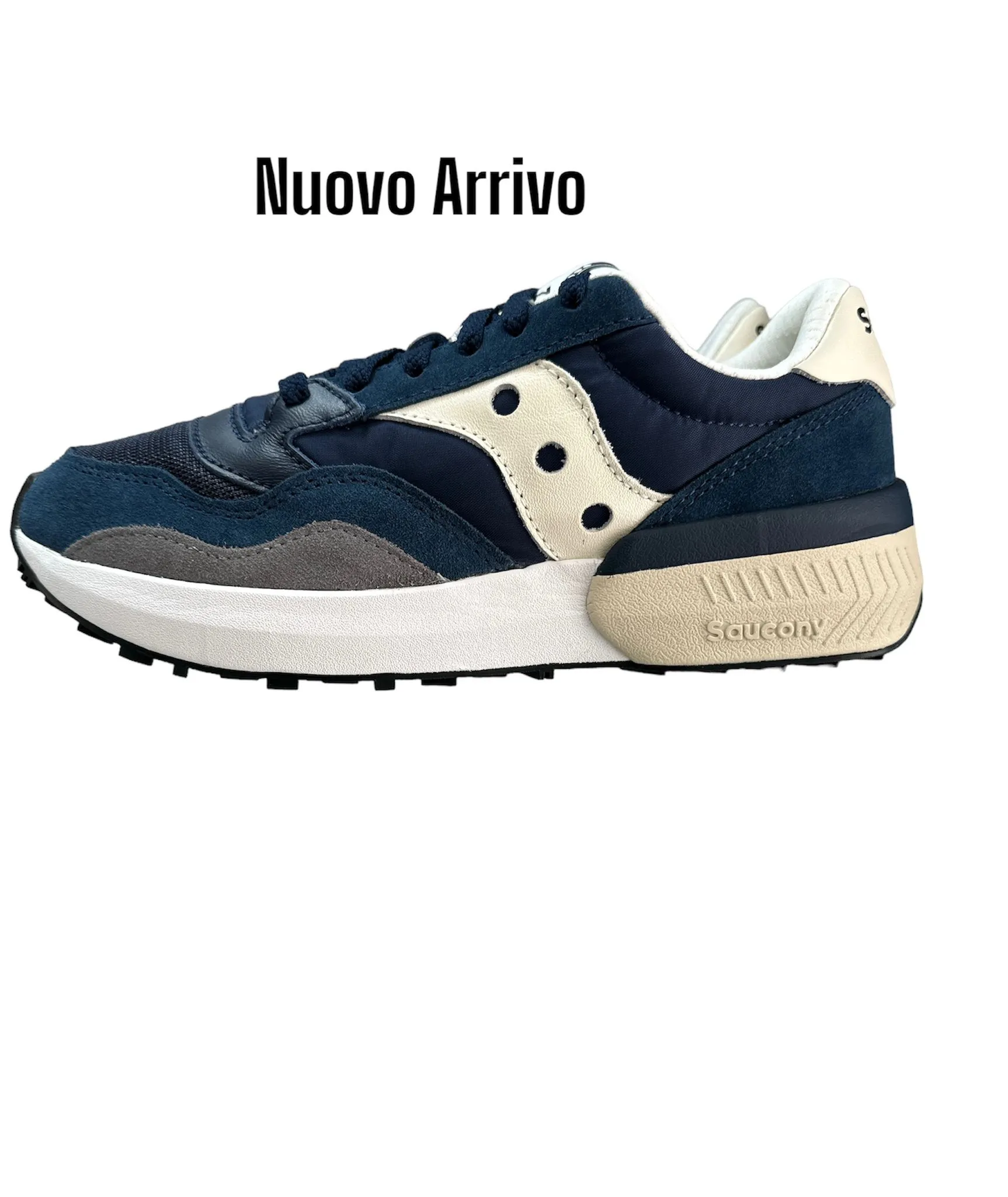 Saucony Jazz NXT Sneaker Uomo Navy-Cream (S70790-6)