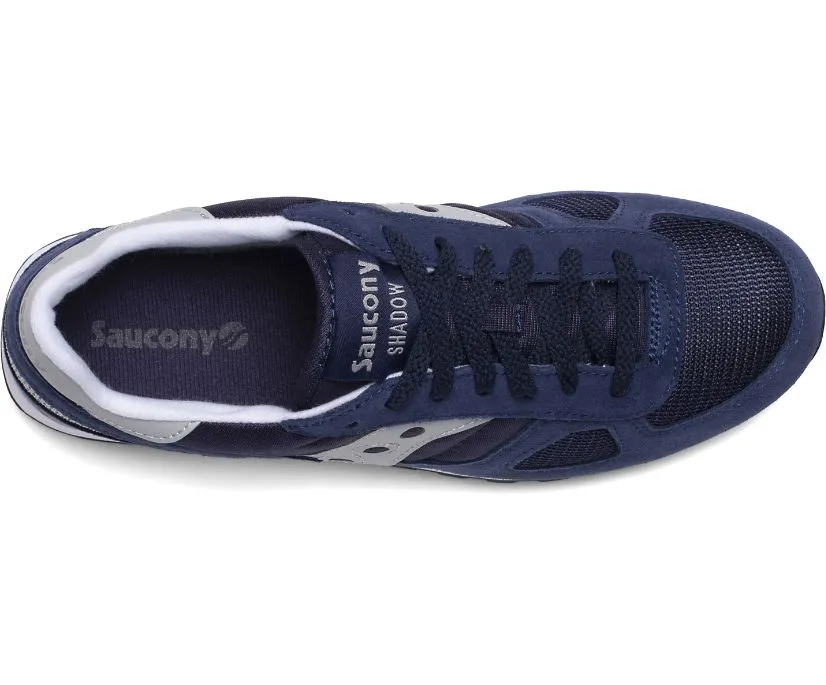 Saucony navy-gray men's shadow sneakers (item 2108-523)