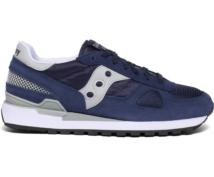 Saucony navy-gray men's shadow sneakers (item 2108-523)