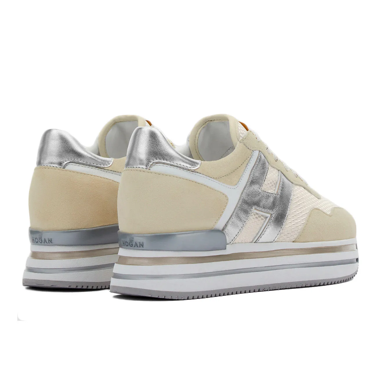 SNEAKERS H222 Donna Oro Argento