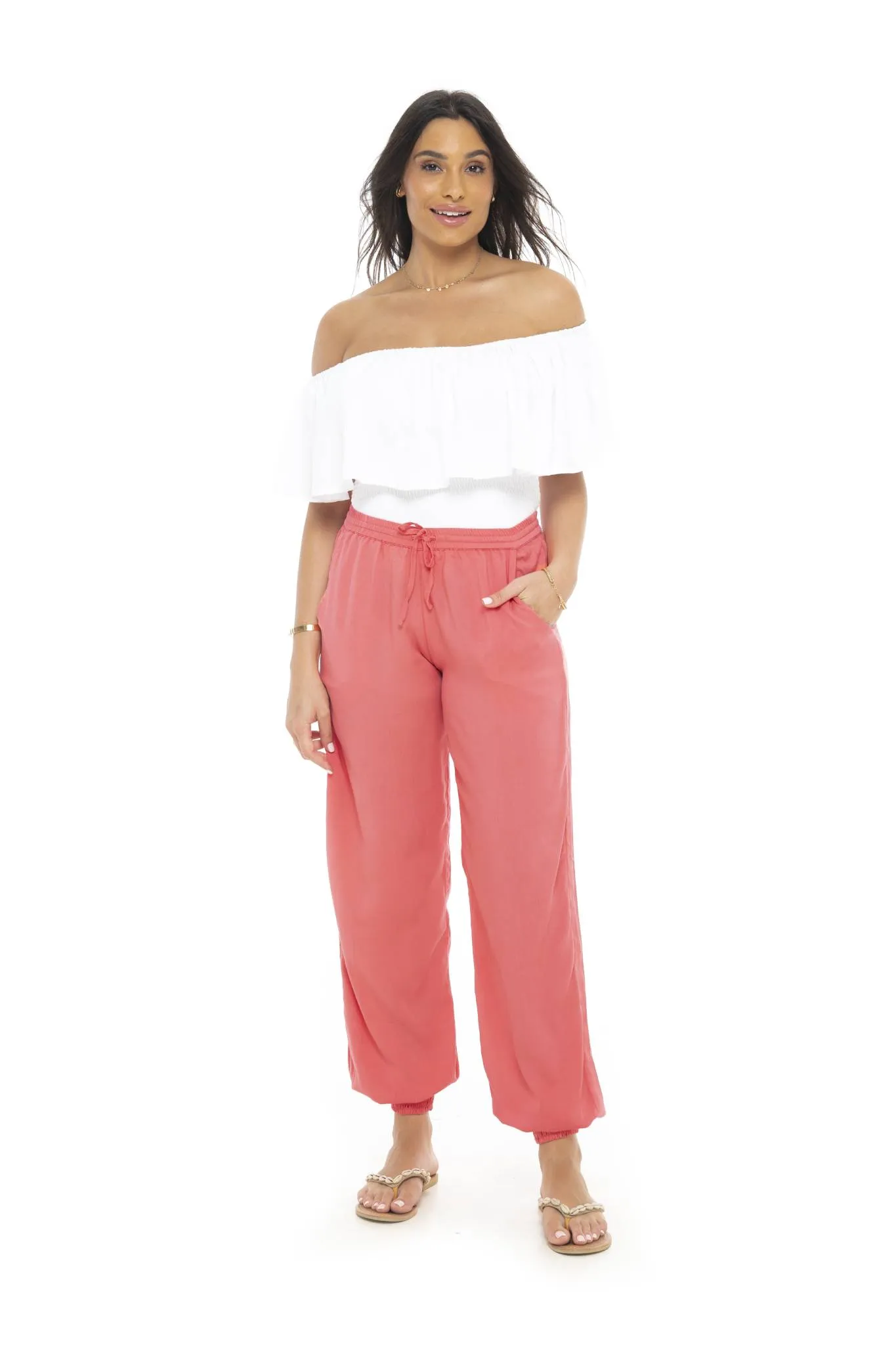 Solid Color Babucha Pants