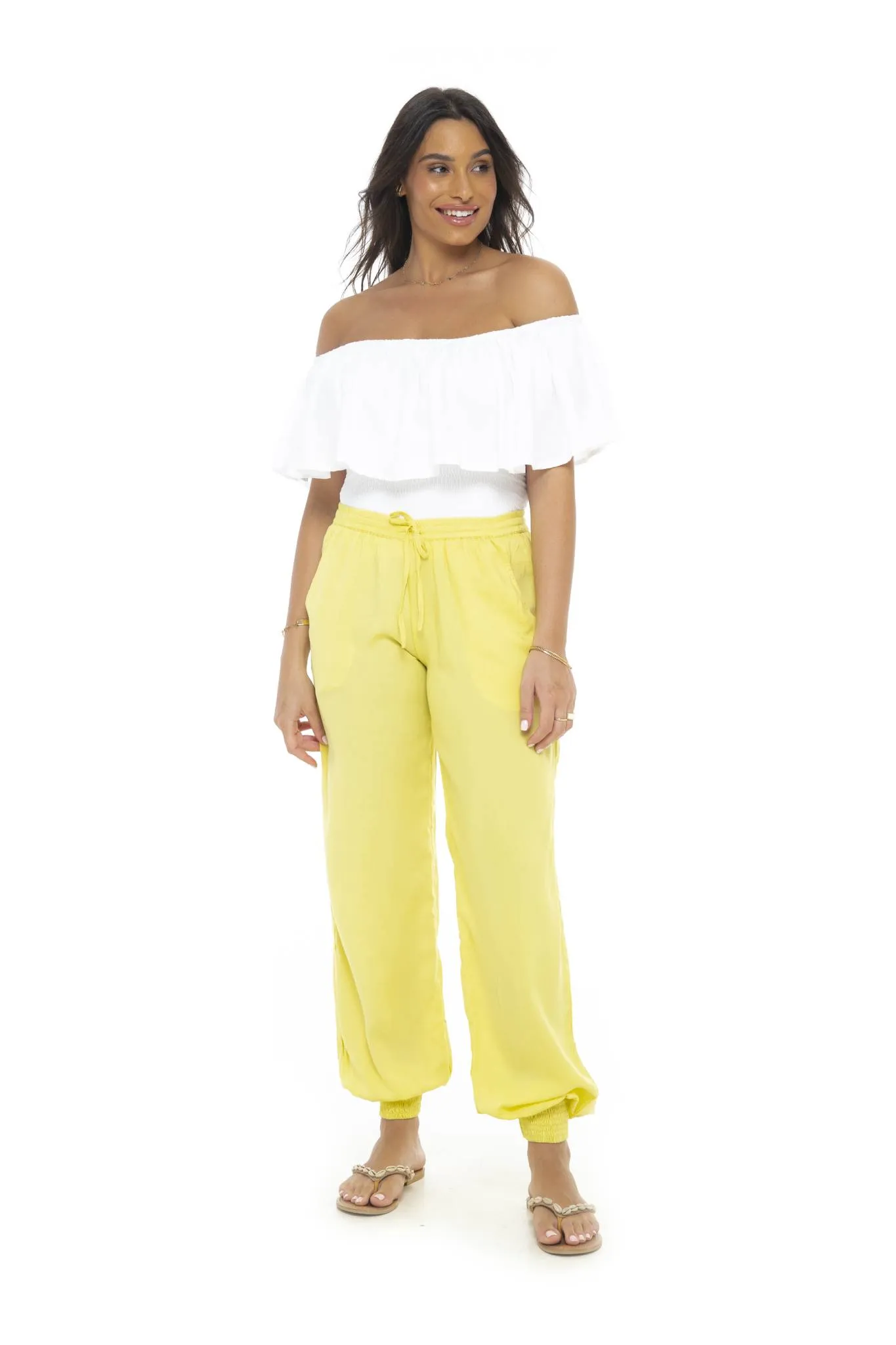 Solid Color Babucha Pants