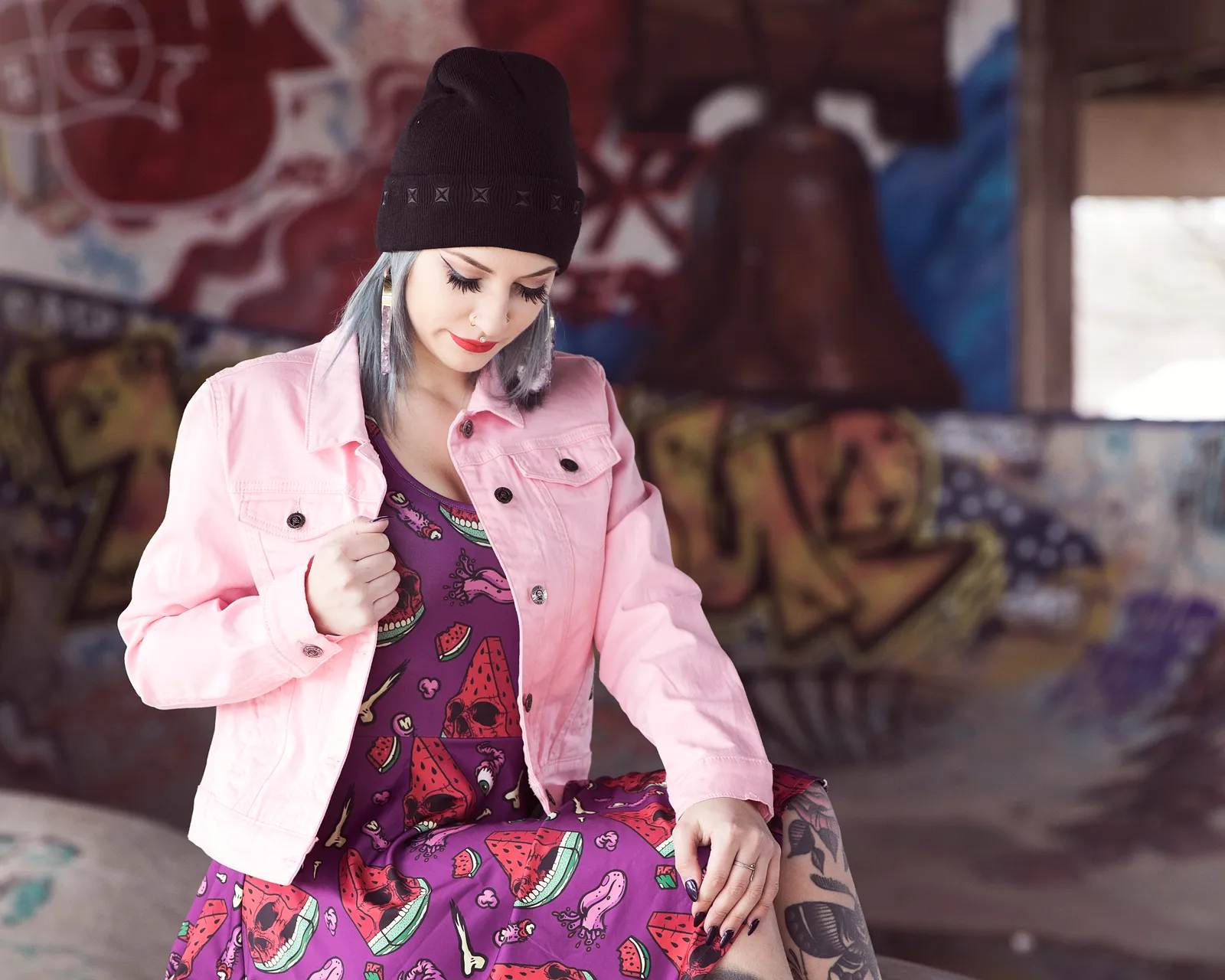 Sourpuss Pink Essential Jacket - S, M, and L Sizes Only.