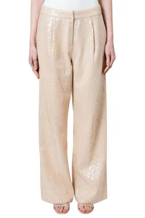 Sparkling Glittery Trousers with Shiny Sequins