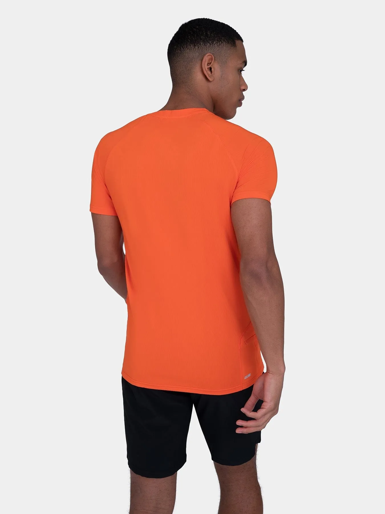 Stamina Running Top Men Back Zip Pocket