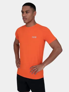 Stamina Running Top Men Back Zip Pocket